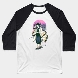 Shinobu Retro Art | Demon Slayer Baseball T-Shirt